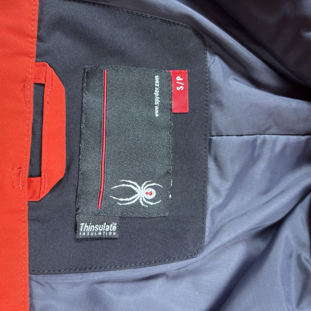 Spyder Thinsulate Insulated Ski Snow Pants Men's Small Red Waterproof Winter - Picture 5 of 14